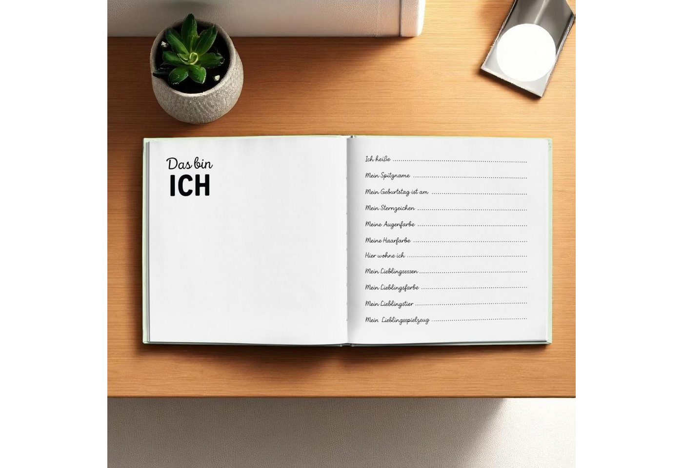 itenga Poesiealbum itenga Gästebuch Schulanfang Motiv "Hurra" ich bin ein Schulkind 88 Se Bild 3
