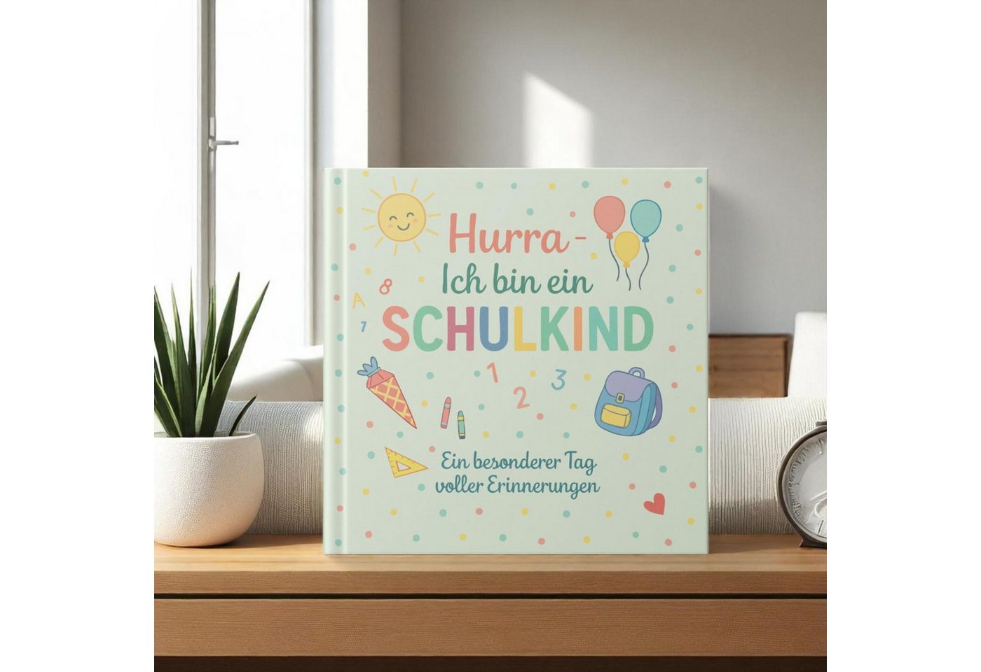 itenga Poesiealbum itenga Gästebuch Schulanfang Motiv "Hurra" ich bin ein Schulkind 88 Se Bild 4