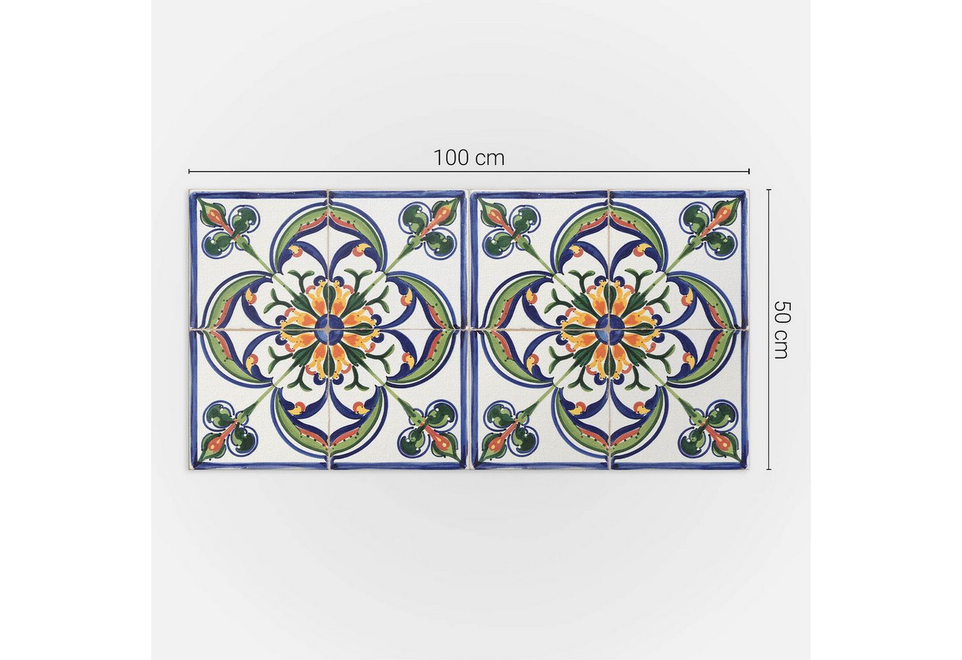 Tulup Spritzschutz Küchenrückwand Blumenmuster auf der Fliese Selbstklebend Spritzschutz, (1-tlg) Bild 2