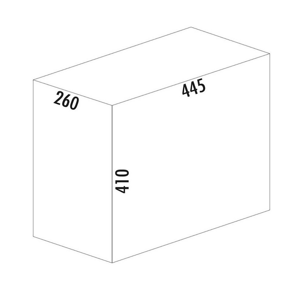 WESCO Einbaumülleimer Abfallsammler Traditionline Double-Boy 410 ECO/300-2, schwarz Bild 2
