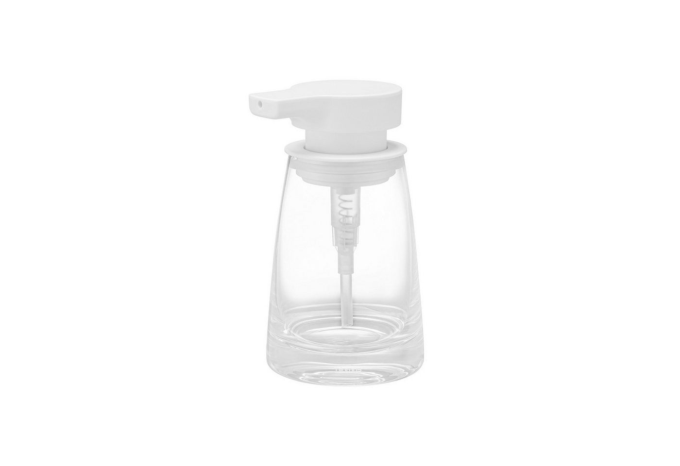 blomus Seifenspender -AVA- Seifendosierer, Flüssigseifenspender, Pumpspender für Badezimmer, Eleganter Seifenspender, Mundgeblasenes Glas, 250ml Fassungsvermögen
