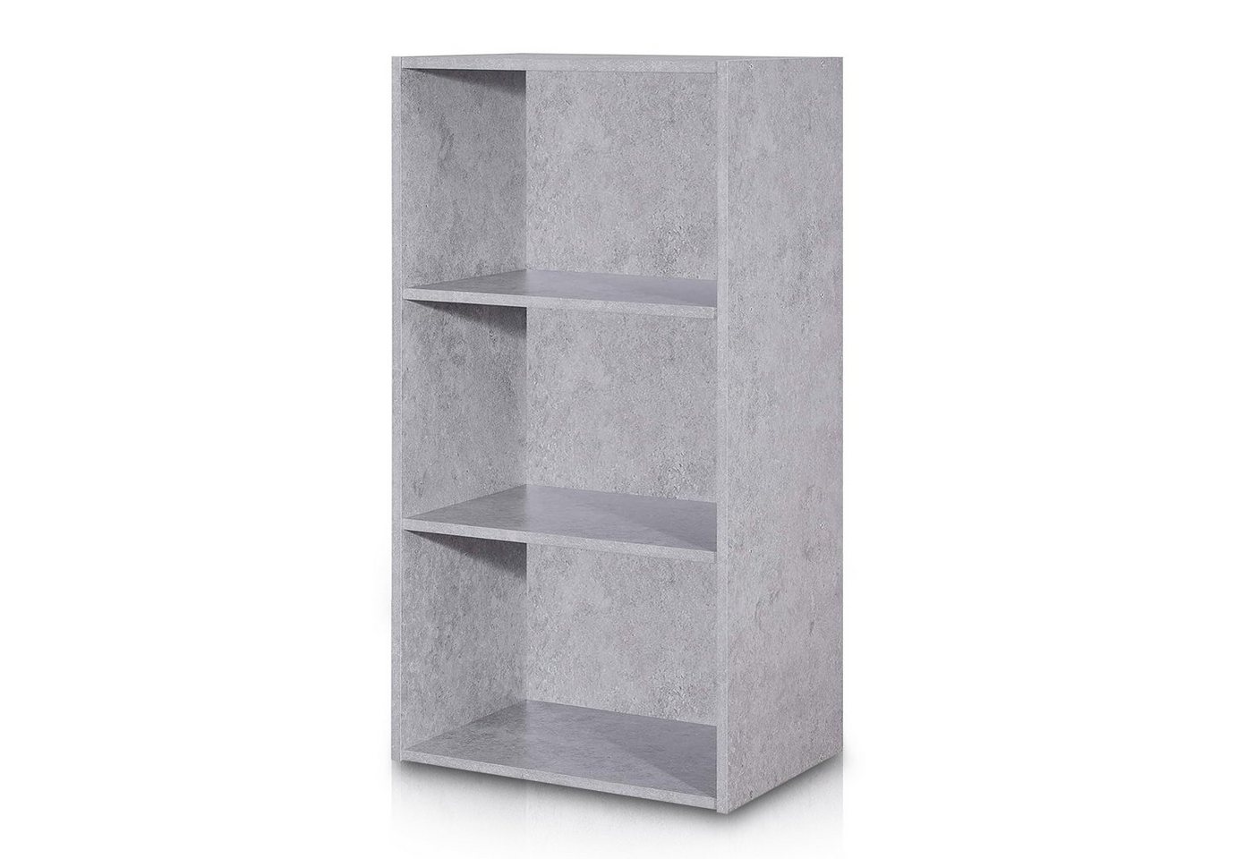 habeig Bücherregal Tube Bücherregal Standregal 3 Fächer Belastung Regalboden Standregal Bild 2