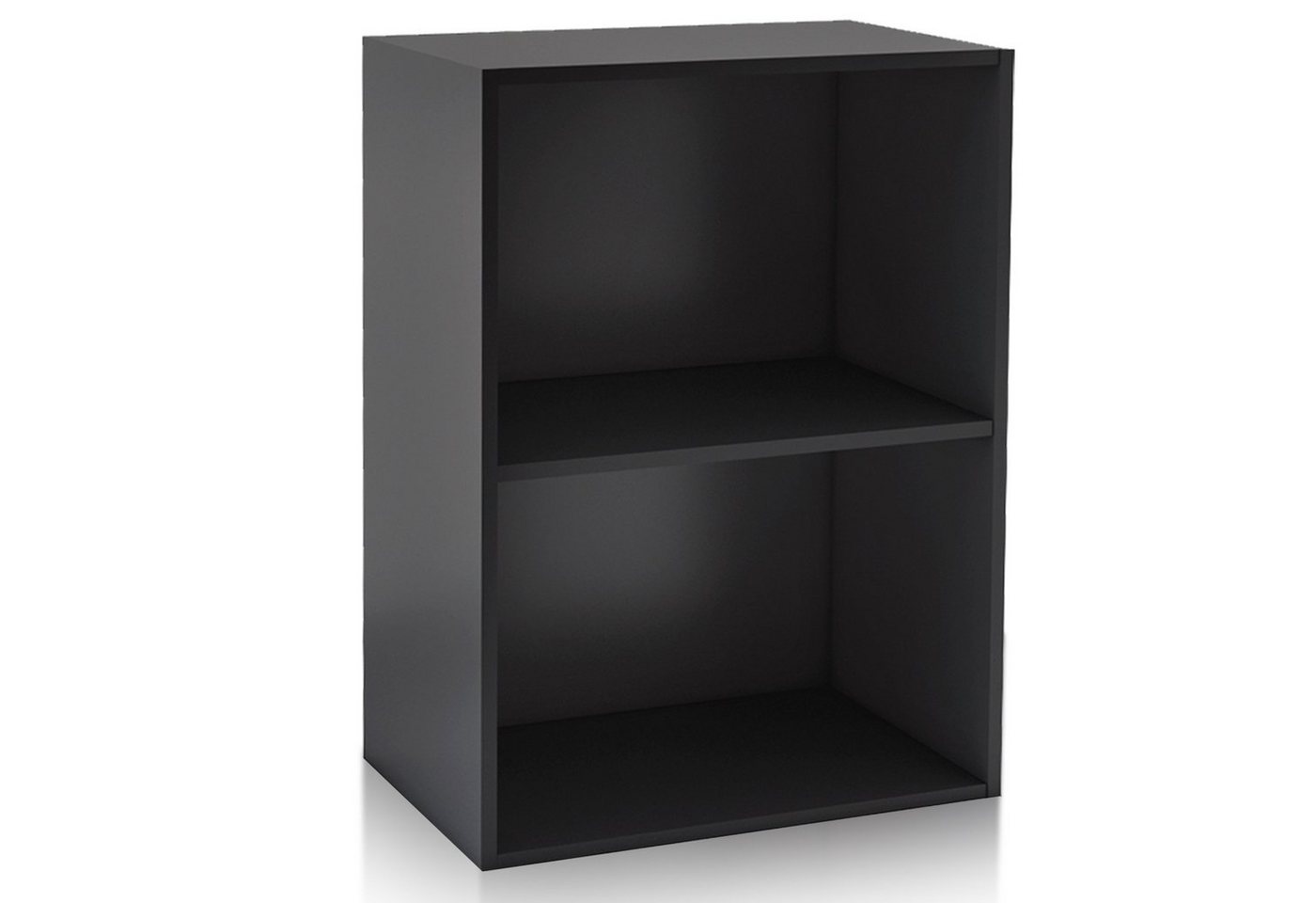 habeig Bücherregal Tube Bücherregal Standregal 2 Fächer Belastung Regalboden Standregal Bild 2