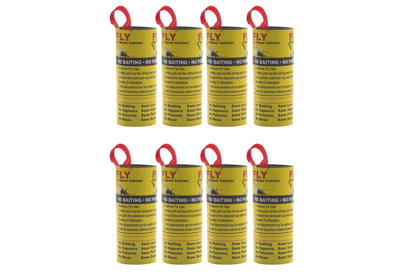 BENSON Insektenschutz-Vorhang 4-20 Fliegenfalle Insektenfalle Klebefalle, (8-St), Fliegenfänger, Leimfalle, Falle, Fliegen Bild 3