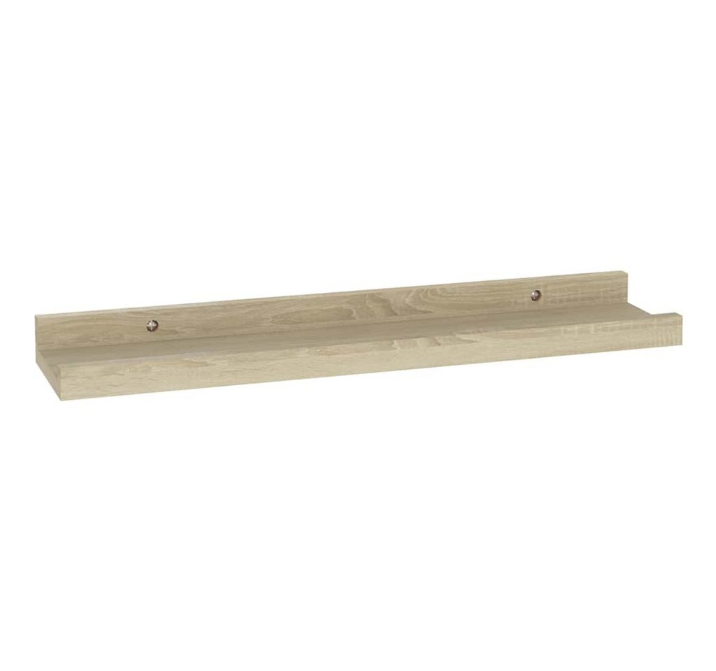 furnicato Wandregal Praktisches 40x9x3 cm in Sonoma-Eiche aus robustem MDF, 4-tlg., Pflegeleichtes Schweberegal als Ablage für Bücher und Dekoration