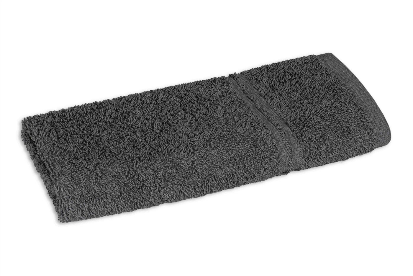 aurora Objektwäsche Badetücher Gästetuch Rio 30x50cm - 450 g/m² anthrazit, 100%BW