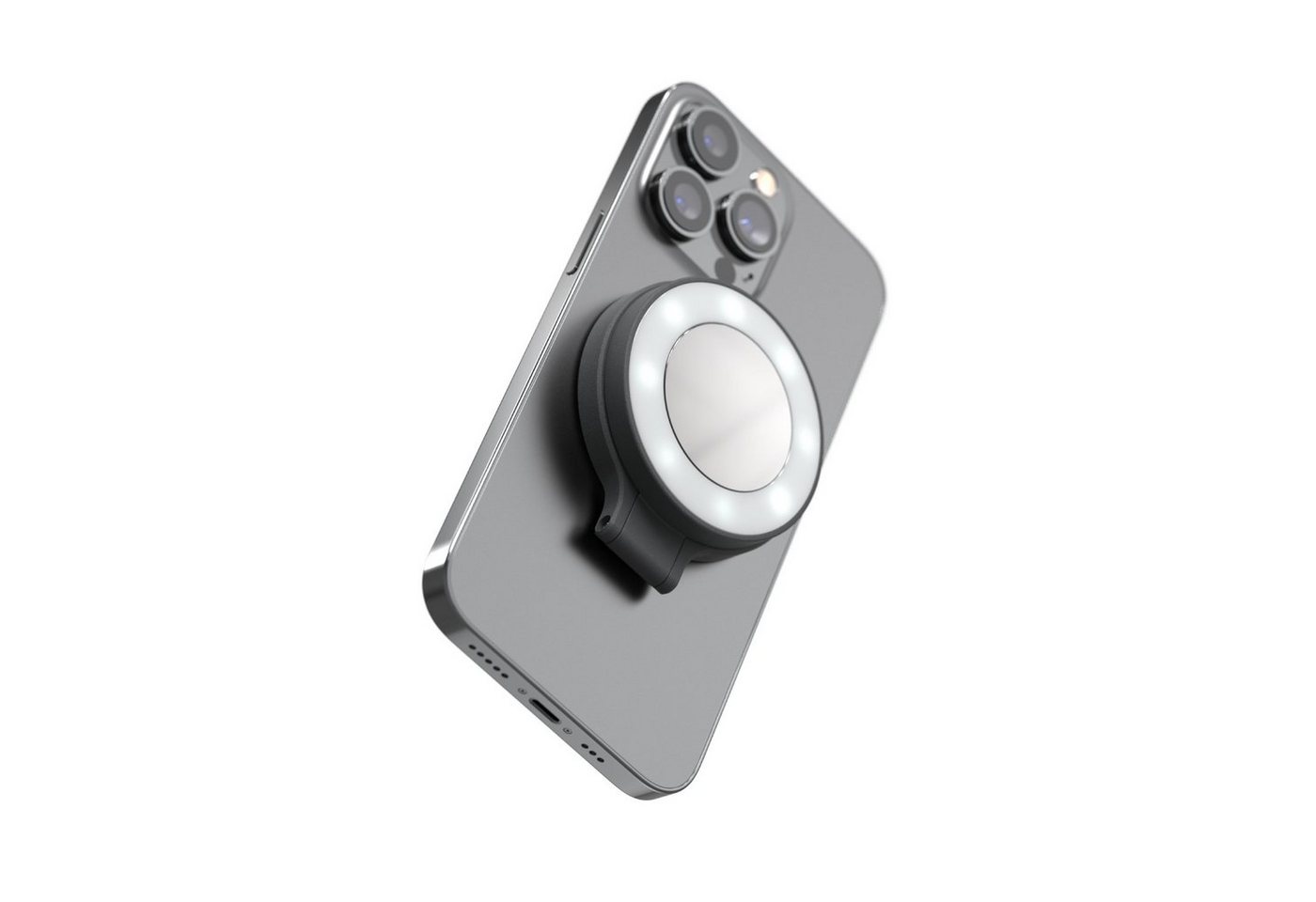 ShiftCam Ringlicht SnapLight, Magnetische Halterung, Spiegel, 4 Helligkeitsstufen Bild 3