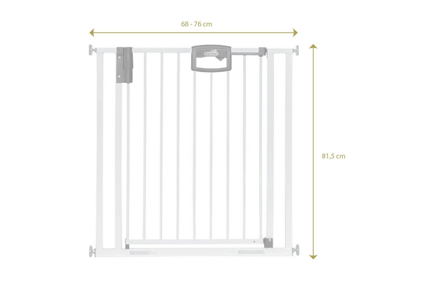 Geuther Türschutzgitter Easylock Bild 5
