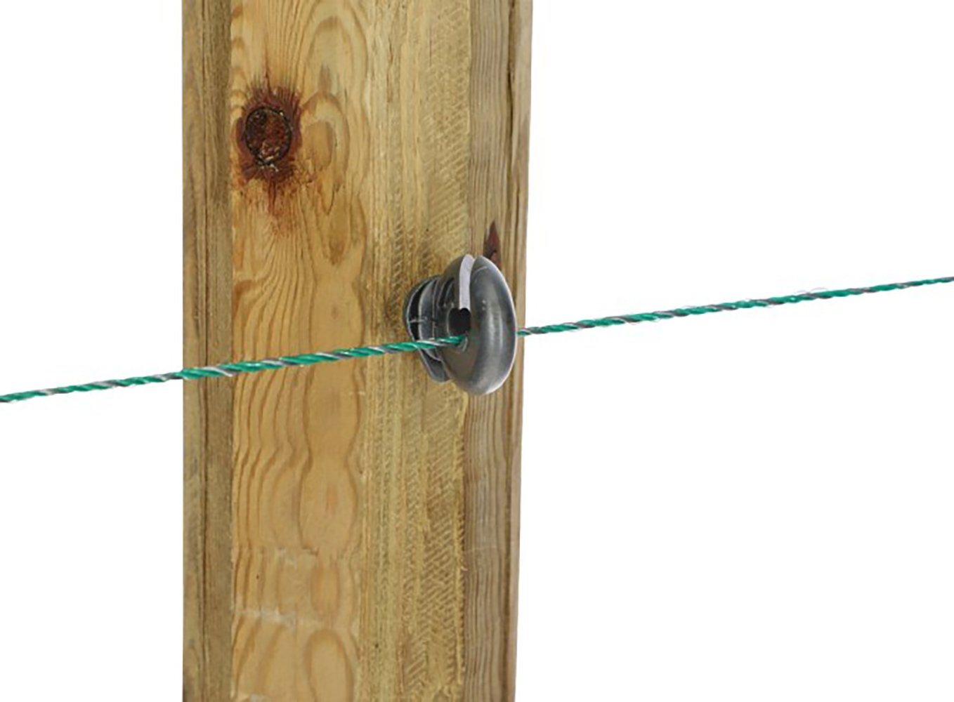 Kerbl Weidenzaun Kerbl Ringisolator, mit durchgehender Stütze, 100 Stück, anthrazit