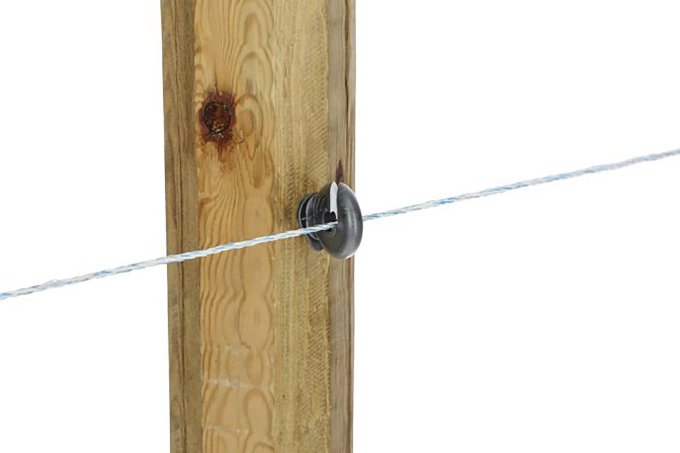 Kerbl Weidenzaun Kerbl Ringisolator, mit durchgehender Stütze, 100 Stück, anthrazit Bild 3