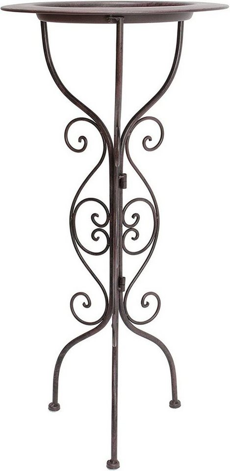 Home-trends24.de Blumenständer Metall Ständer Dekoständer Tablett Pflanzen Kerzen Bild 3