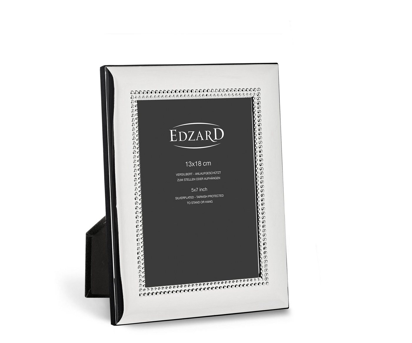 EDZARD Bilderrahmen Turin, edel versilbert und anlaufgeschützt, für 13x18 cm Fotos Bild 5