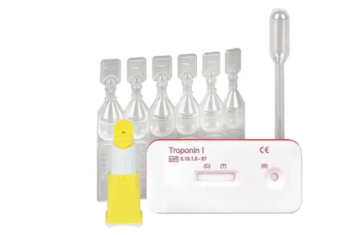 CLEARTEST Troponin-Schnelltest CLEARTEST Troponin I, Schnelltest, 20-tlg., Herzinfarkt-Diagnostik, Troponin Test, Früher Nachweis Herzmuskelschäden, Risikoabschätzung Angina Pectoris Bild 2
