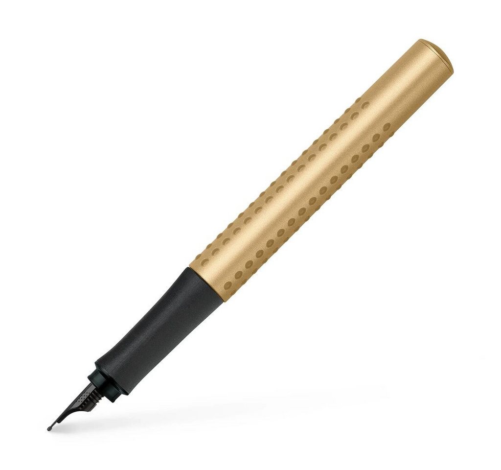 Faber-Castell Füllfederhalter Faber Castell Grip Füller Feder B Gold Soft Griffzone Edelstahlfeder Bild 2