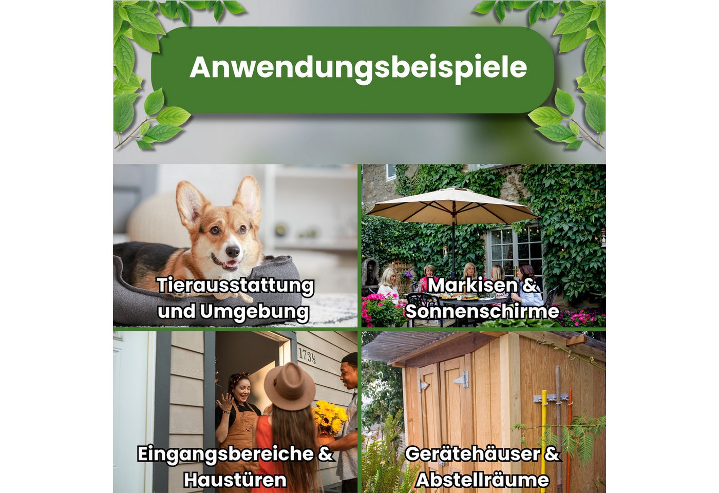 BlueCraft Insektenspray Effektiver Insektenschutz für Oberflächen & Umgebung - Ungezieferspray, 2-St., 2x 750 ml, Langzeitschutz gegen Mücken, Zecken, Ameisen, Spinnen im Haus, Garten Bild 4
