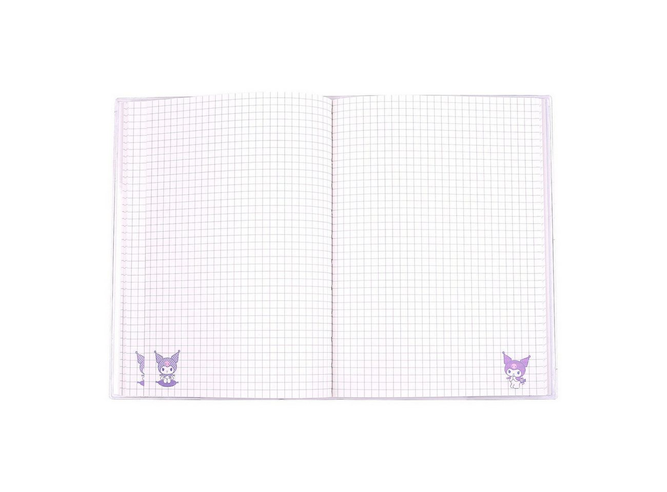 Sakami Merchandise Notizbuch Sanrio Notizbuch Kuromi Japanese Holographic Checkered