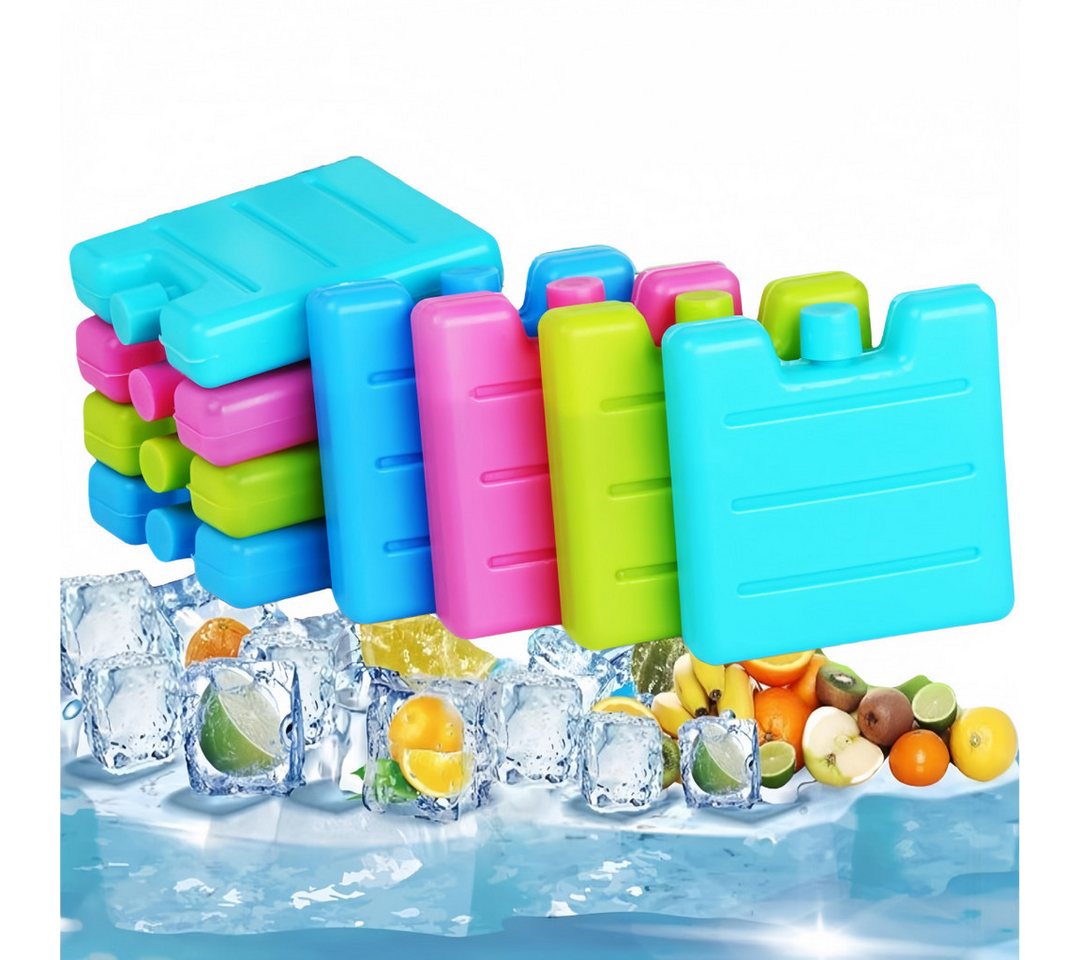 FOUORTUNATE-BEE Kühlakku Set Kühlakkus Lunchbox Kühlbox Wiederverwendbar Mini Kühlpads, Für Picknick Camping Kühltasche Lunchbox Kühlschrank Kühlbox Reise Bild 3