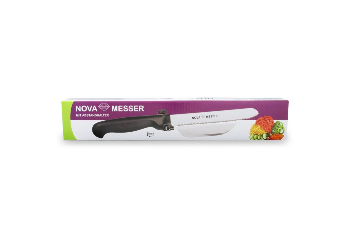 Muxel Back-Set Nova Diamant Messer für Linkshänder, (1-tlg) Bild 4