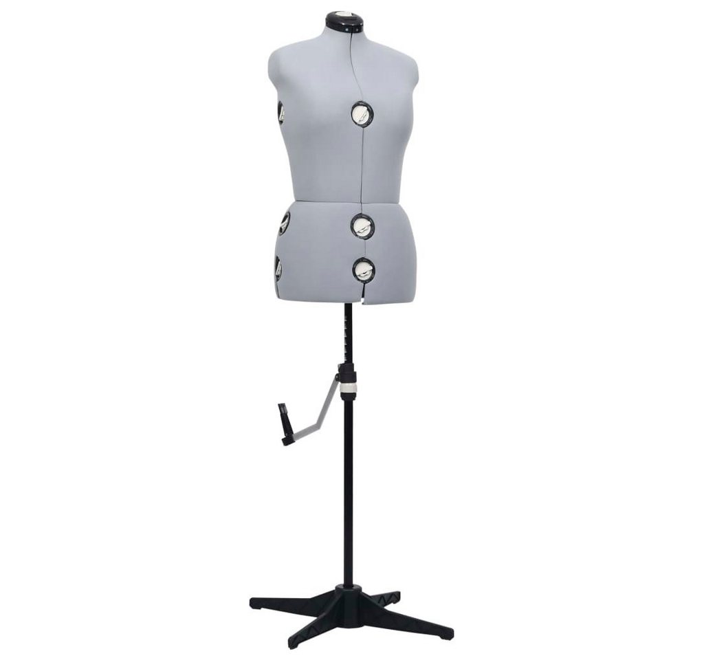 vidaXL Schneiderpuppe Schneiderpuppe Verstellbar Weiblich Grau M Größe 40-46 Bild 3