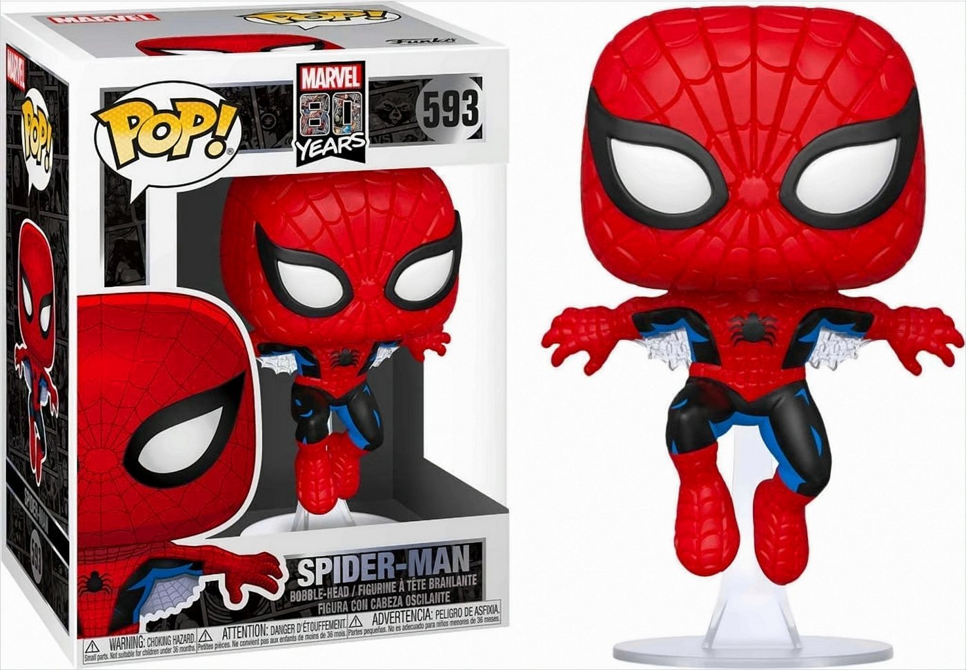 Funko Spielfigur POP - Marvel 80th - First Appearance Spider-Man Bild 2