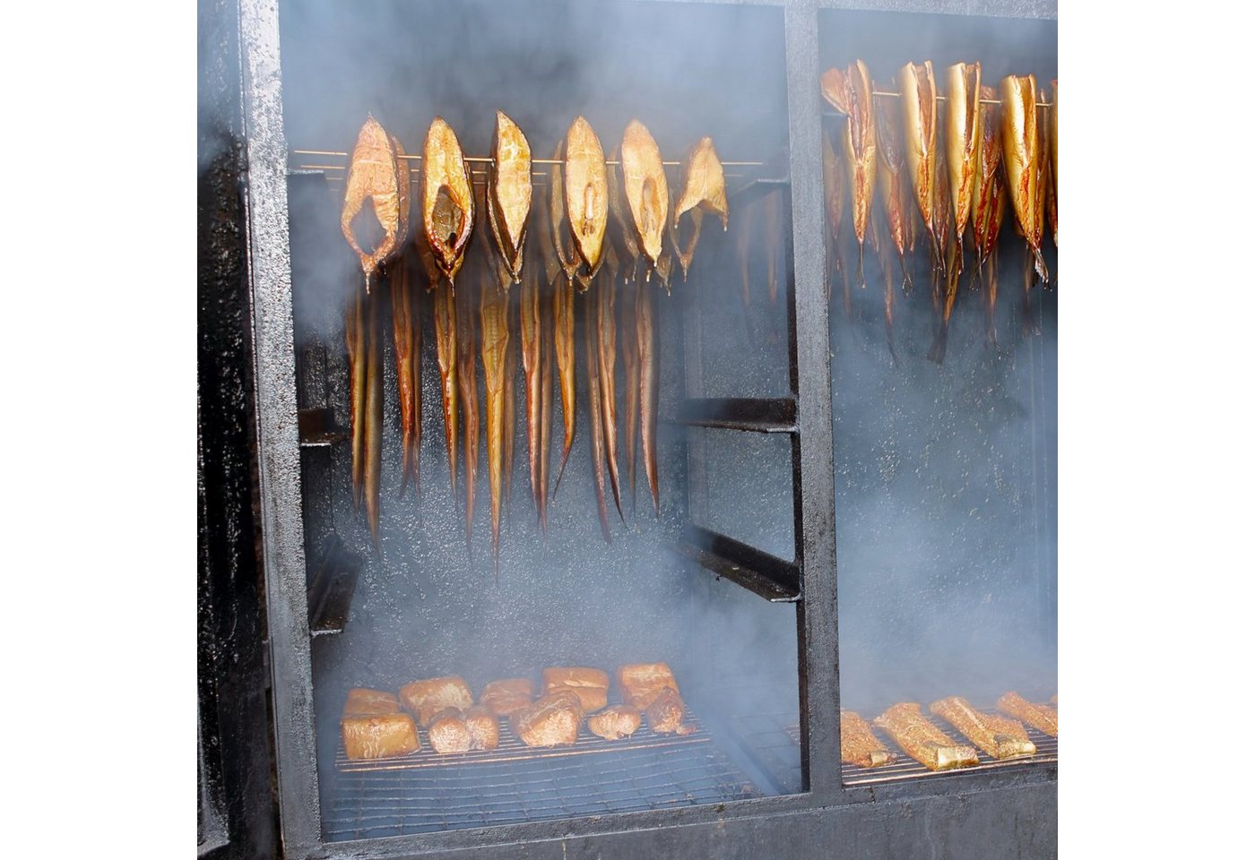 Moritz Räucherbox 5kg Räucherspäne Buche mit Wacholder fein 0,75 -2 mm zum smoken, räuchern/kalträuchern von Fleisch, Fisch, Gemüse geeignet Bild 3