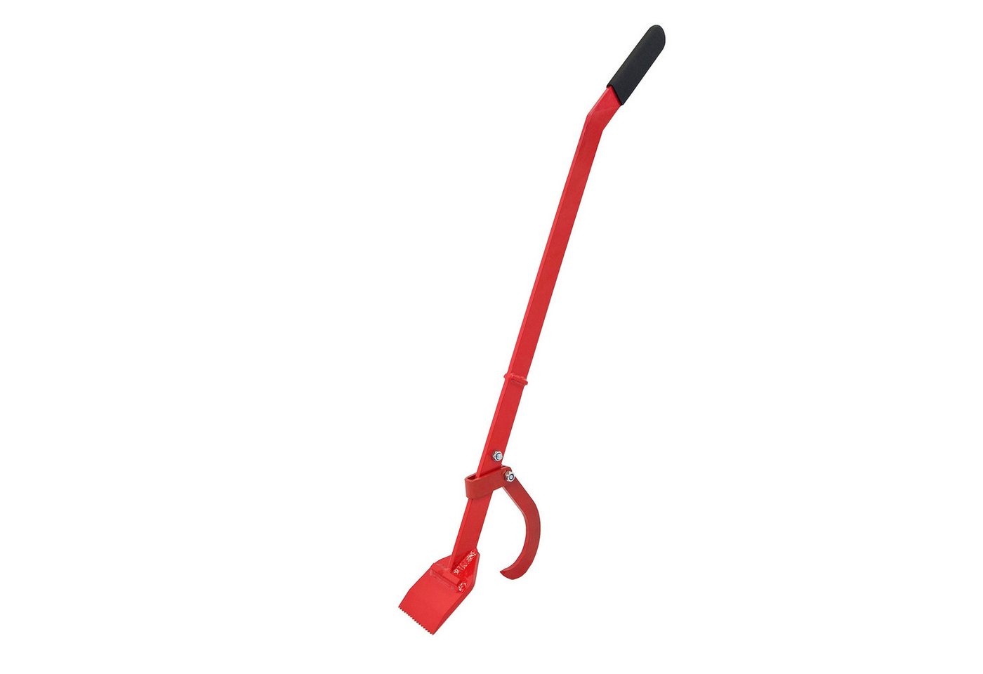 TRUTZHOLM Fällheber mit Wendehaken Stahl 115 cm lang Zahnplatte 10 cm breit Forstwerkzeug, -], Wendehaken, Zahnplatte, rutschfester Griff Bild 4