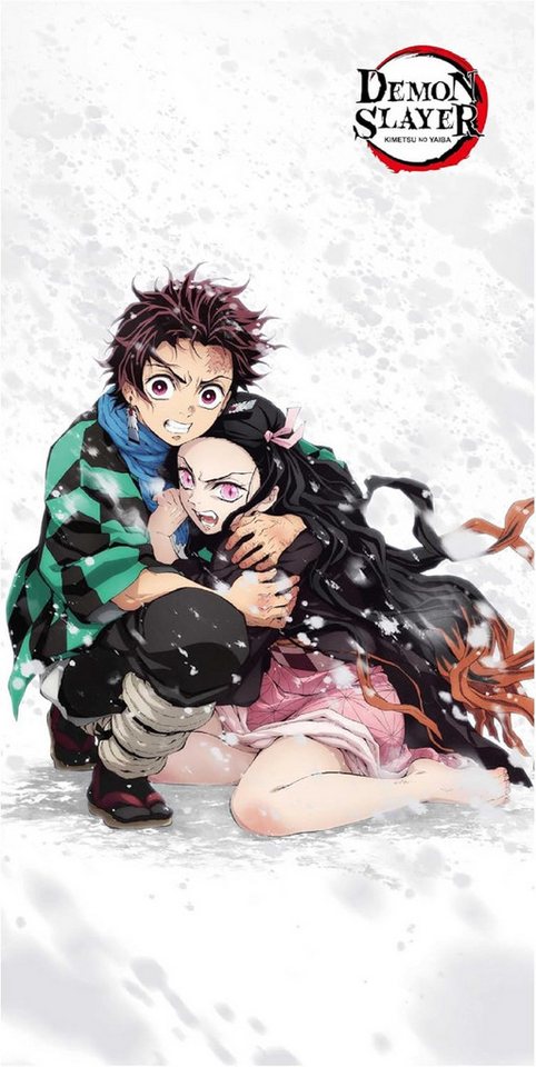 Demon Slayer Badetuch - Handtuch 70x140 cm Baumwolle Badetuch saugfähig Duschtuch, (1-St)