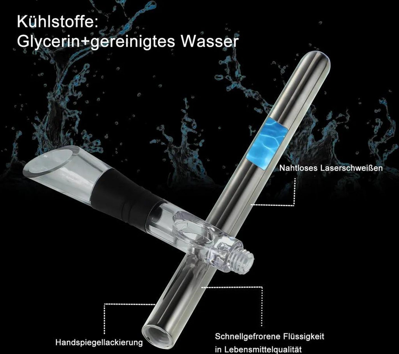 FELIXLEO Outdoor-Flaschenkühler Weinkühler Edelstahl 4er Set mit Belüfter & Dekantierer für Weißwein Bild 5