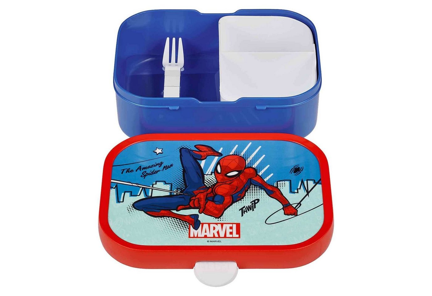 Mepal Lunchbox Pausenset Campus-Spiderman mit Trinkflasche und Brotdose, 1150 ml, Mit Bento-Einsatz, ideal für Schule und Freizeit, spülmaschinenfest Bild 5