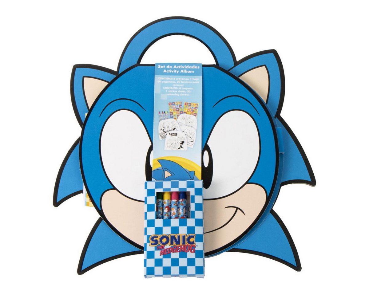 Sonic The Hedgehog Malbuch Beschäftigungsalbum für Reise und Freizeit Bild 2