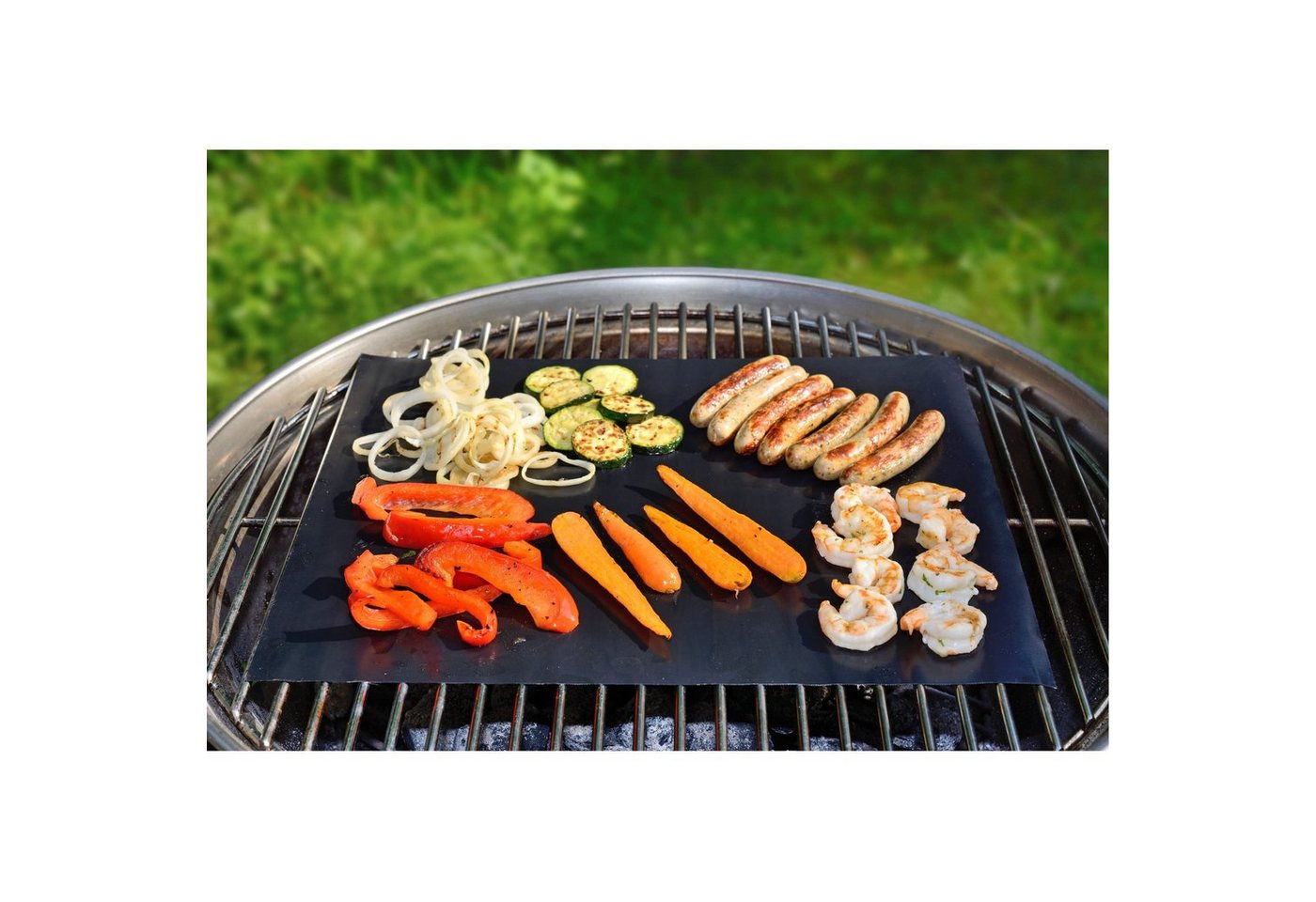 GRÄWE Grillschale GRÄWE Grillmatten 3 Stück, 40 x 33 cm, Glasfaser