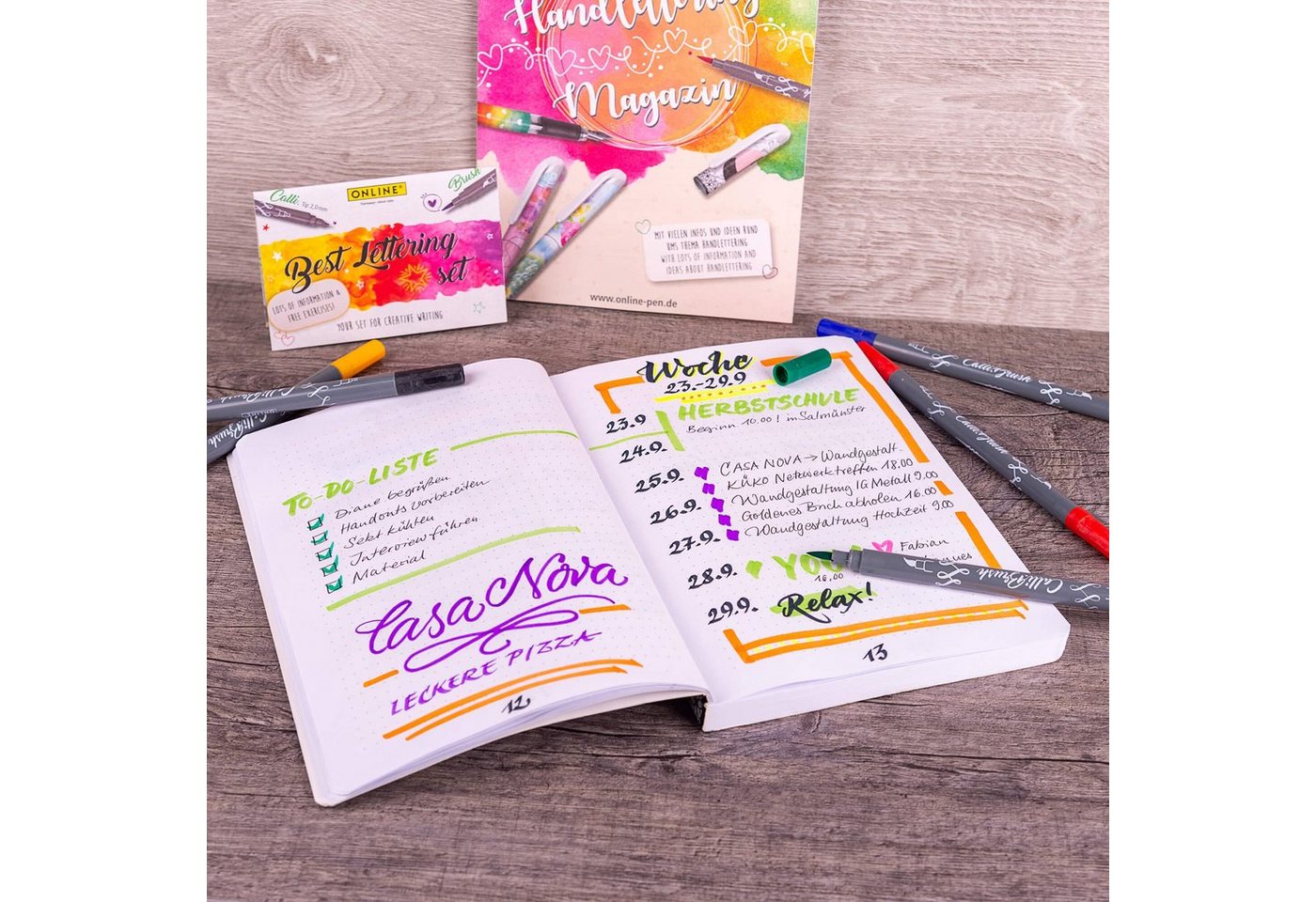 Online Pen Notizbuch Bullet Journal, gepunktet, 144 Seiten 120 g/m² Papier Bild 2
