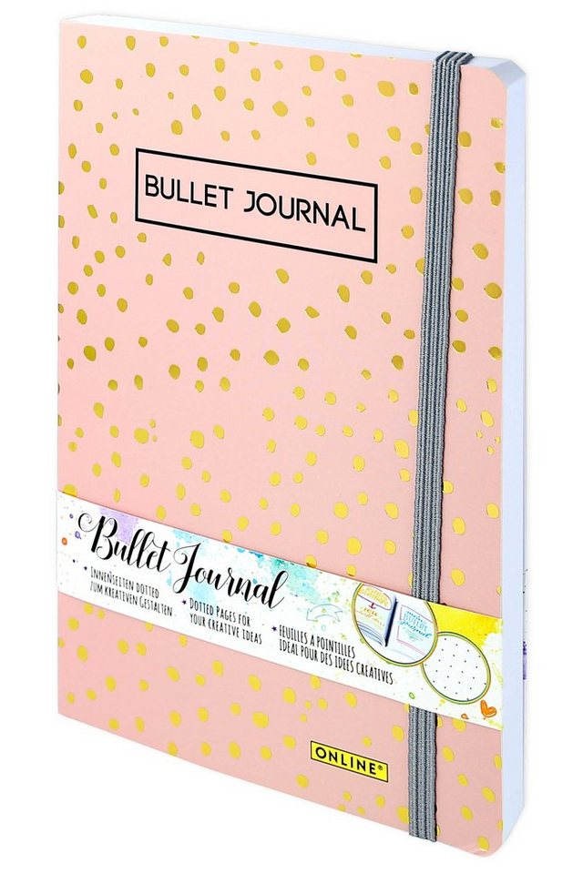 Online Pen Notizbuch Bullet Journal, gepunktet, 144 Seiten 120 g/m² Papier Bild 5