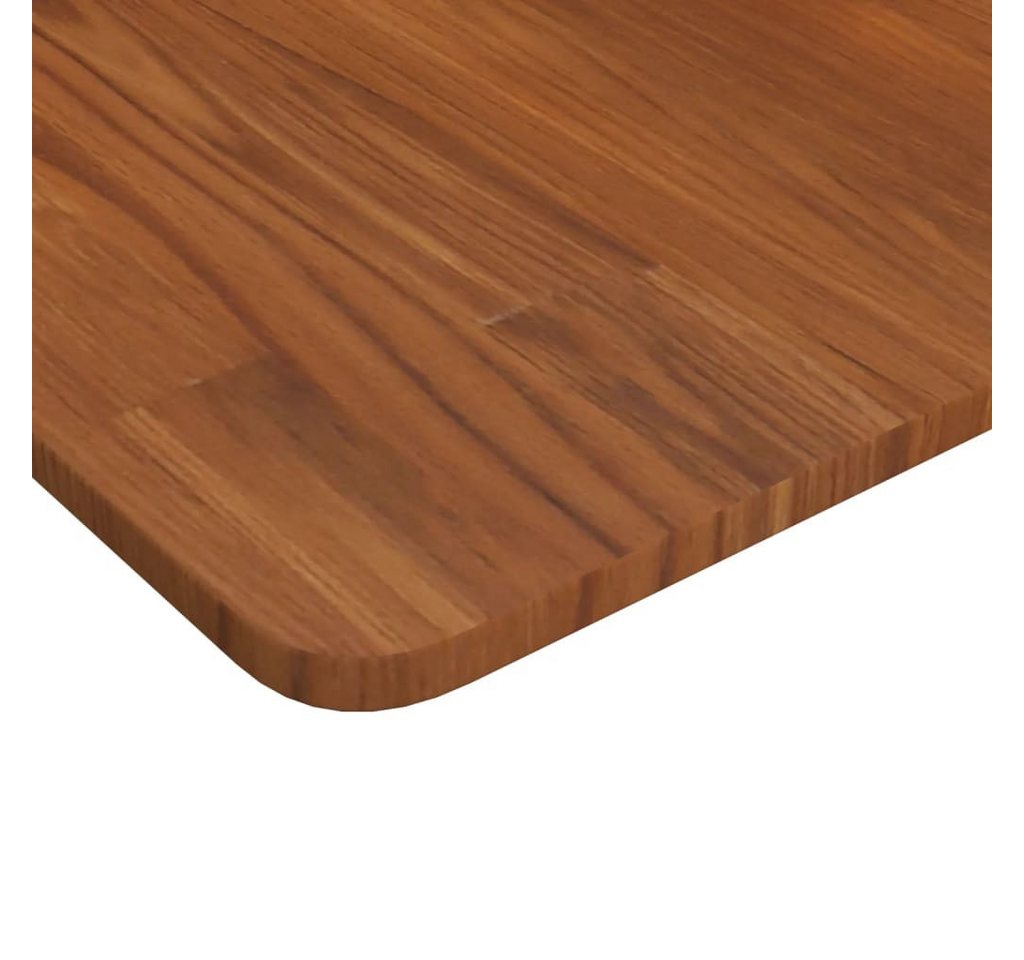 furnicato Tischplatte Quadratische aus massivem Eichenholz 40x40x1,5 cm (1 St), Lasierte Holzplatte als Tischplatte für Beistelltische und Regale