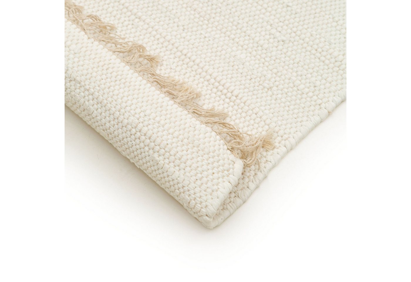 Interiyou Teppich Toledo, Rechteckig, Höhe: 5 mm, Teppich Wohnzimmer, Flur, pflegeleicht, 100% recycelte Baumwolle Bild 5