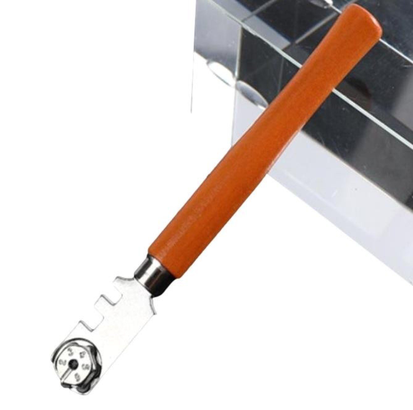 BAYLI Multitool 2er Set Diamant-Glasschneider mit dem praktischen Rädchen zum Schneide Bild 2
