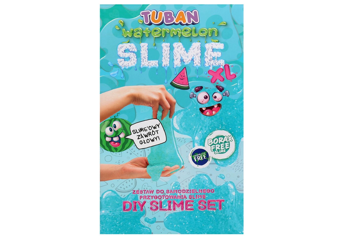 Sarcia.eu Kreativset Tuban XL Slime Set – Wassermelone Duft, mit Glitzer DIY Bild 5