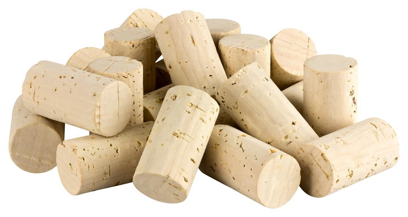 Kork-Deko.de Bastelnaturmaterial Neue Wein Korken, 100 Stück, aus Natur Kork zum Basteln Bild 5