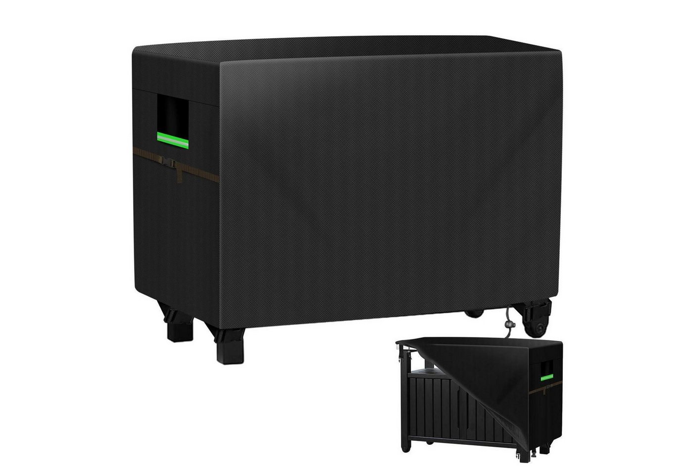 LuxusKollektion Grill-Schutzhülle Grillabdeckung Beistelltisch 145x65x100cm 420D wasserdicht winddicht