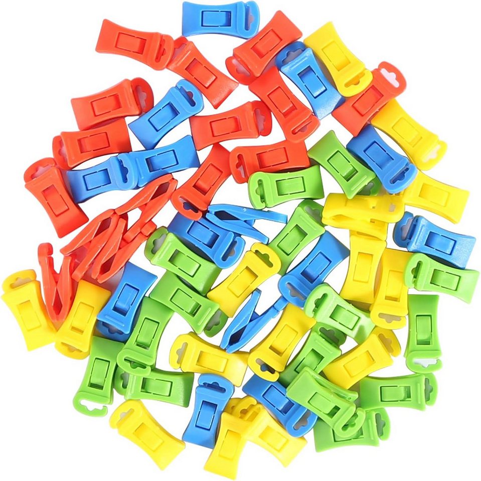 FOUORTUNATE-BEE Wäscheklammern 60 Sockenclips mit Box – für Waschmaschine und Trockner, Sockenhalter mit Haken – direkt vom Waschen in die Schublade Bild 5