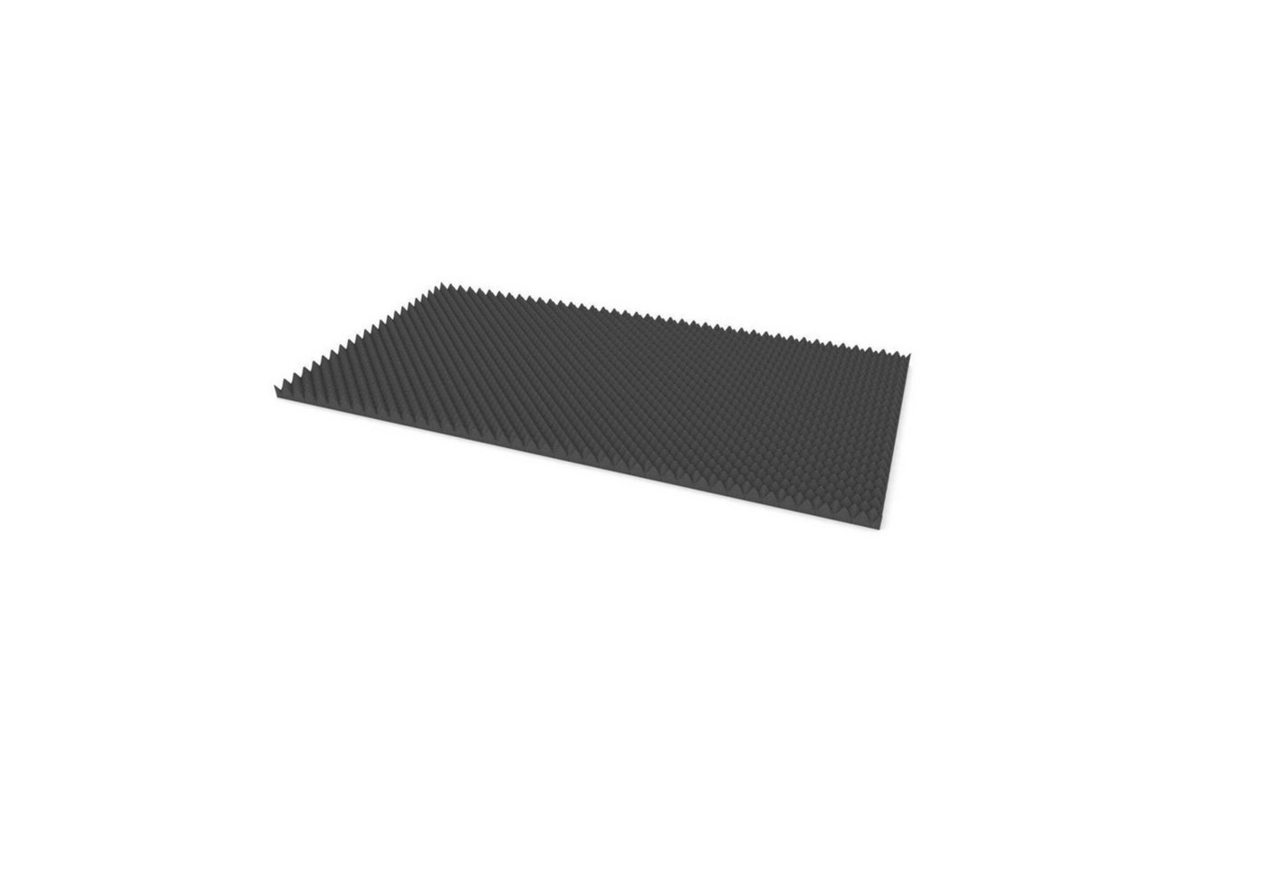 PolySound Akustikplatte Noppenschaumstoff anthrazit 200×100 cm (2 m) – Schallabsorber Bild 3