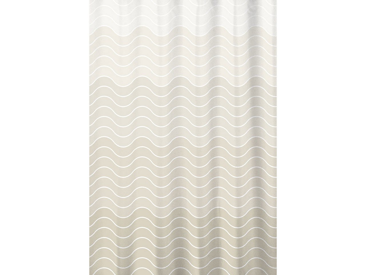 Euroshowers GmbH Duschvorhang Sinus 180 × 200 cm Polyester mit 12 Ringen Breite 180 cm Bild 2