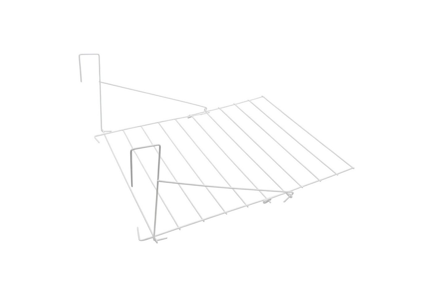 Spetebo Heizungs- und Balkonwäschetrockner Trocknergestell für Geländer oder Heizung, 73 x 58 cm - Wäscheständer platzsparend für Balkon und Bad Bild 4
