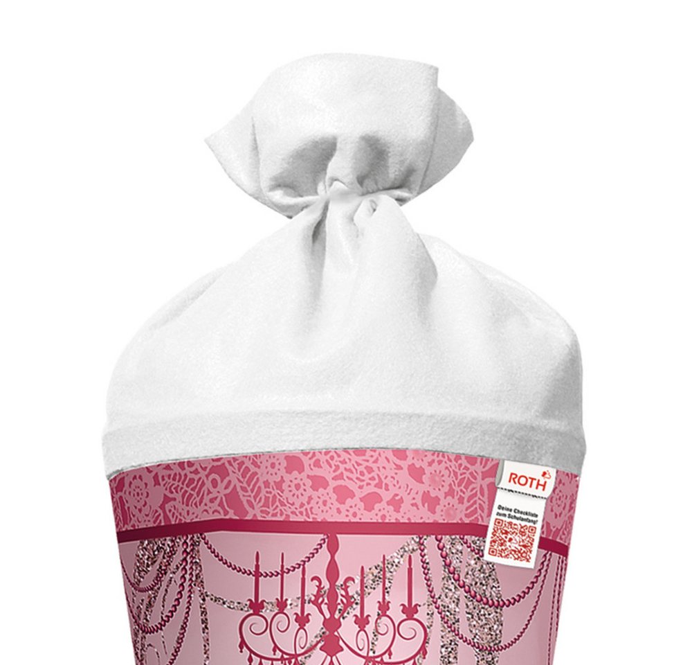 Roth Schultüte Roth Schultüte Ballerina Glitter rund Filzverschluss 70cm Bild 2