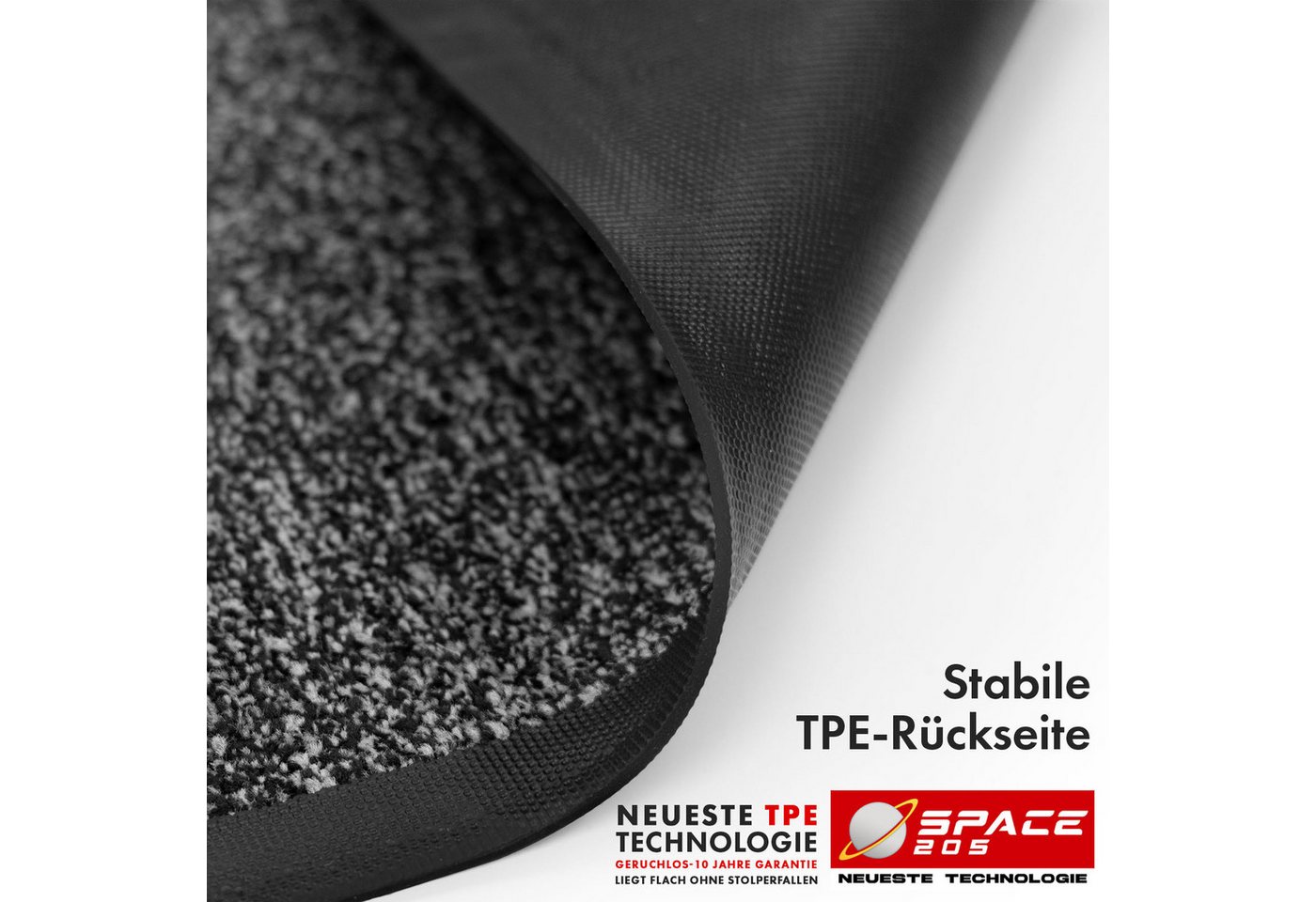 Kubus Fußmatte Griptex Schmutzfangmatte hochabsorbierend für den Eingangsbereich, Langlebige Fußmatte mit rutschfestem TPE-Rücken Bild 2