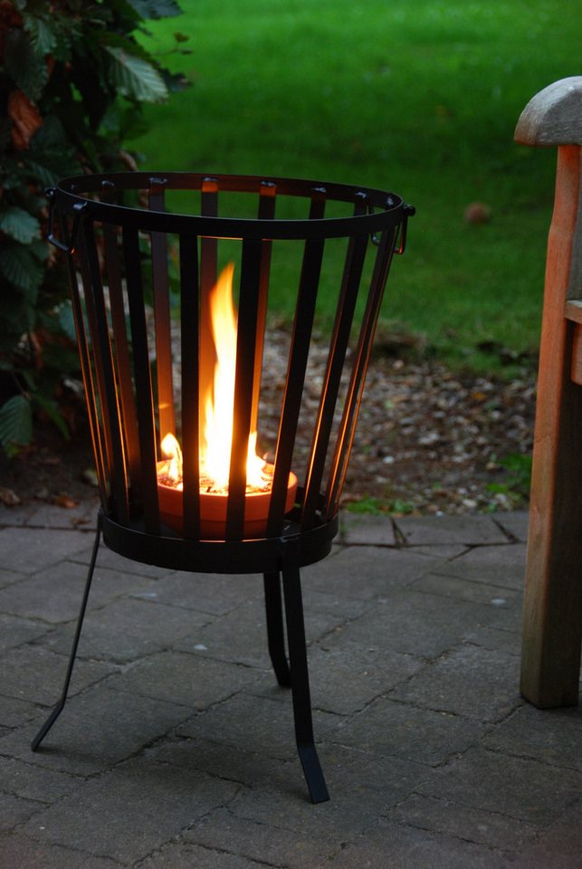 esschert design Feuerschale Terrakotta Feuertopf für Feuerkorb Feuerschale Outdoor Fackel Licht, (Feuertopf Einsatz) Bild 3