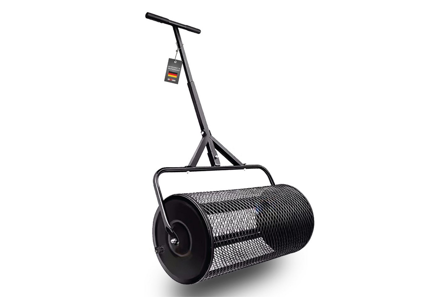 Grafner Streuwagen Rasenstreuer 68L Kompoststreuer Torfstreuer Düngerstreuer Garten, 60,00 cm Arbeitsbreite, 68,00 l Füllmenge, zum gleichmäßigen Ausbringen von Saaten, Dünger uvm. Bild 3