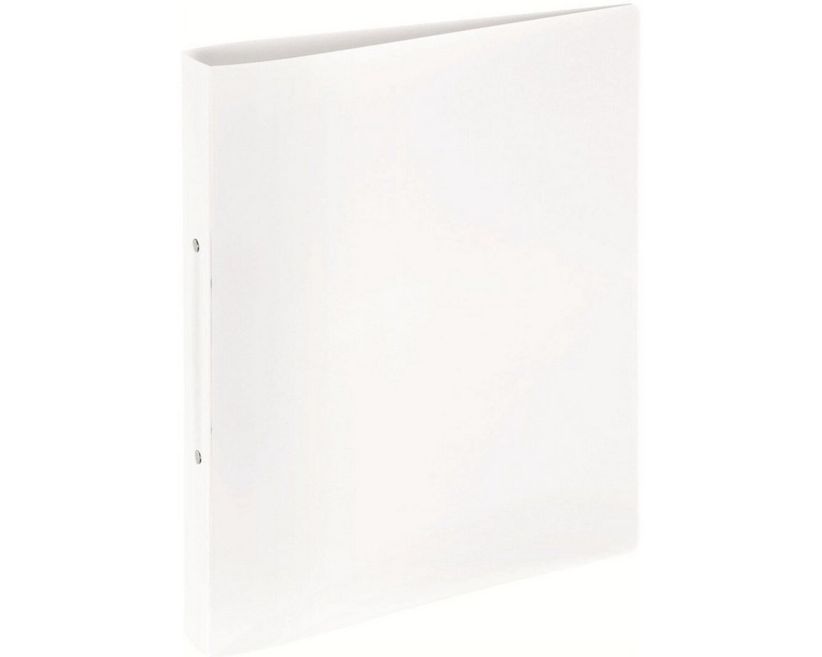 PAGNA Präsentationsordner Ringbuch A4 25mm weiß PP 2 Ringe