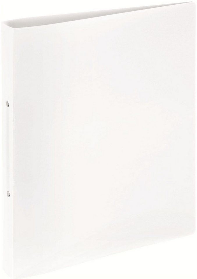 PAGNA Präsentationsordner Ringbuch A4 25mm weiß PP 2 Ringe Bild 2