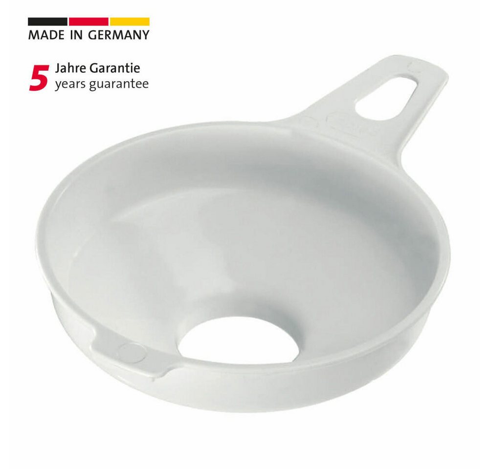 WESTMARK Passiersieb Einkoch-Set, 1 Passiermaschine mit 2 Lochscheiben + 1 Marmeladen-Trich, ABS, Edelstahl, PP